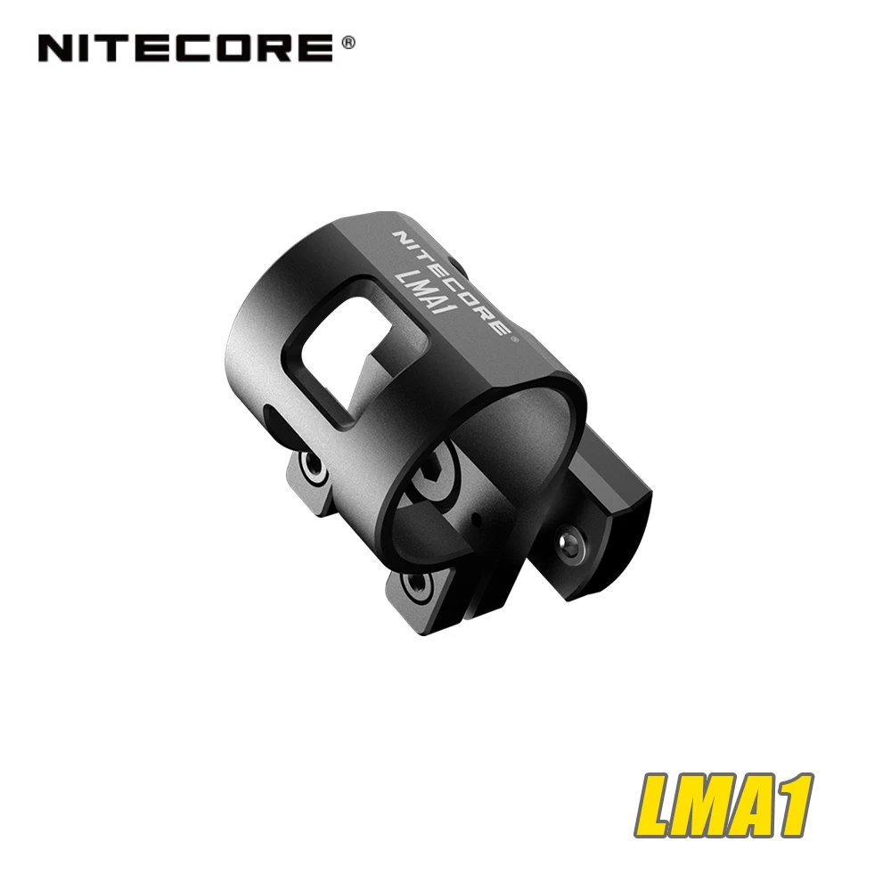 NITECORE 1 inch Rotary Flashlight Helmet Mount LMA1 Search & Rescue NC-LMA1