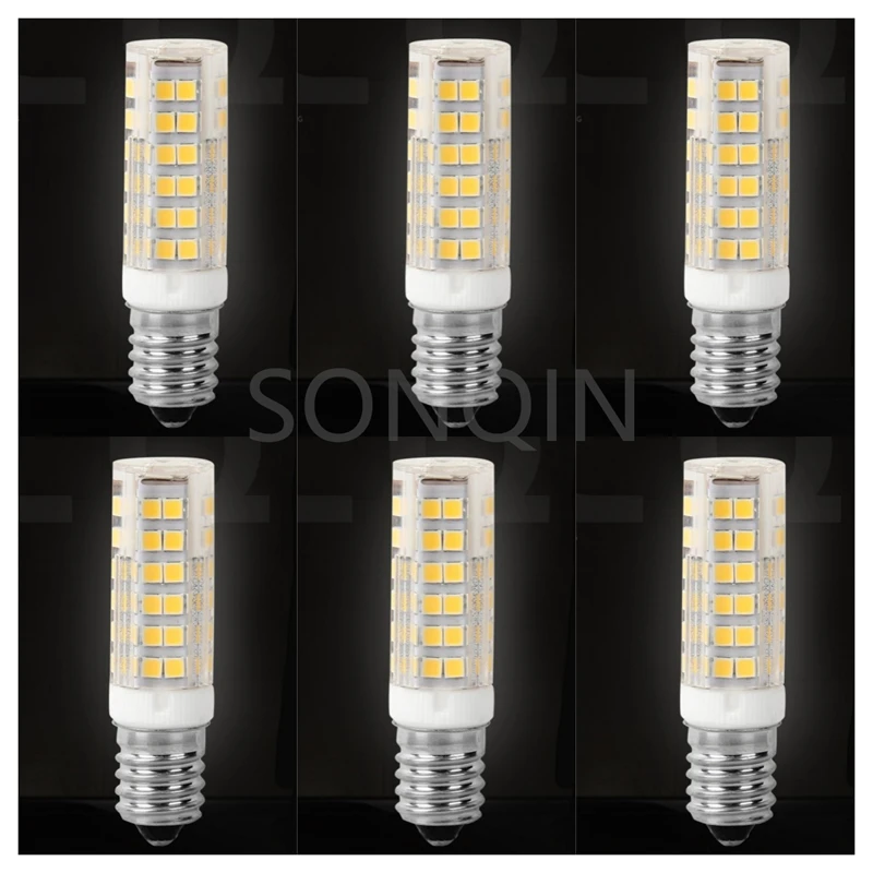 

6X E14 LED Corn Bulb 5W 7W 12W 15W 18W 1500LM SMD 2835 230V/220V Lampada LED Lamp Chandelier Candle LED Light Bombilla