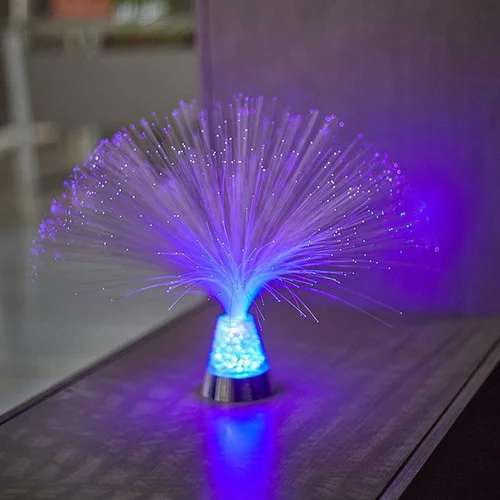 멀티 컬러 LED 광섬유 램프, USB 별이 빛나는 하늘 조명, LED 야광 데스크탑 조명, 홈 바 커피용 창의적인 휴일 장식 3