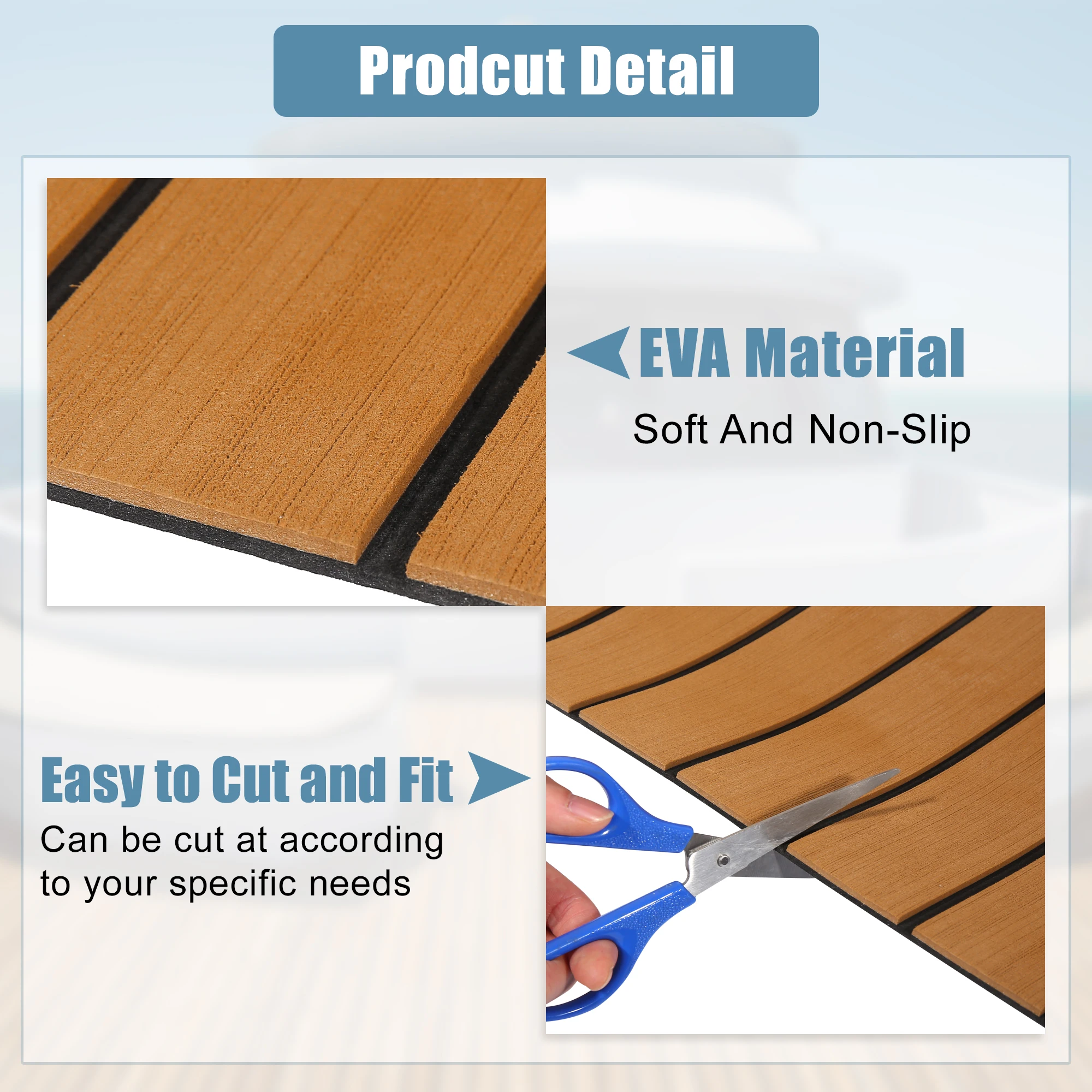 EVA Foam Boat Flooring Teak For Boats Marine