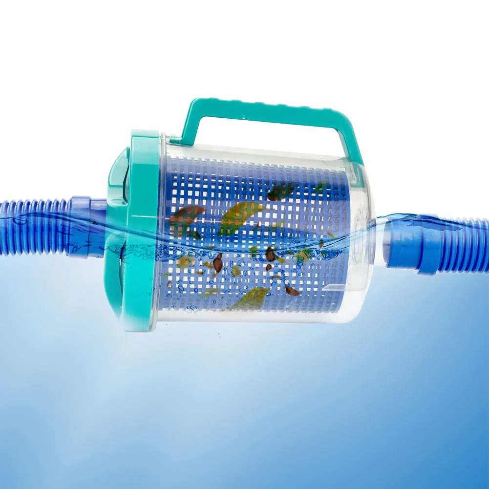 Inline Pool Leaf Canister Pool Leaf Catcher Pool Leaf Collector with Basket for W26705 Pentair R211084 Pool Clean Tool Accessori