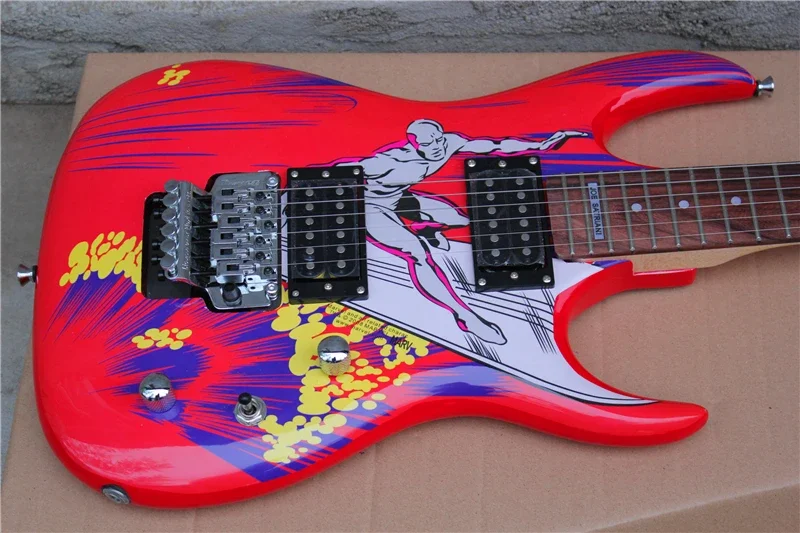 

20TH ANNIVERSARY JS20S Signed Joe Satriani Surfing W/ the Alien Electric Guitar Floyd Rose Tremolo Bridge & Whammy Bar