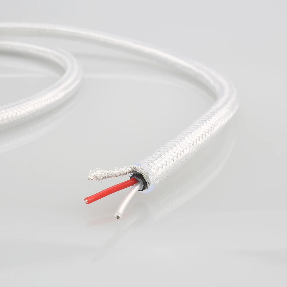 X418Monosaudio A201 99.998% OFC Copper RCA Audio Cable XLR Balance Bulk  Cable Hifi RCA Signal Cable Wire Audio Video Extend Line