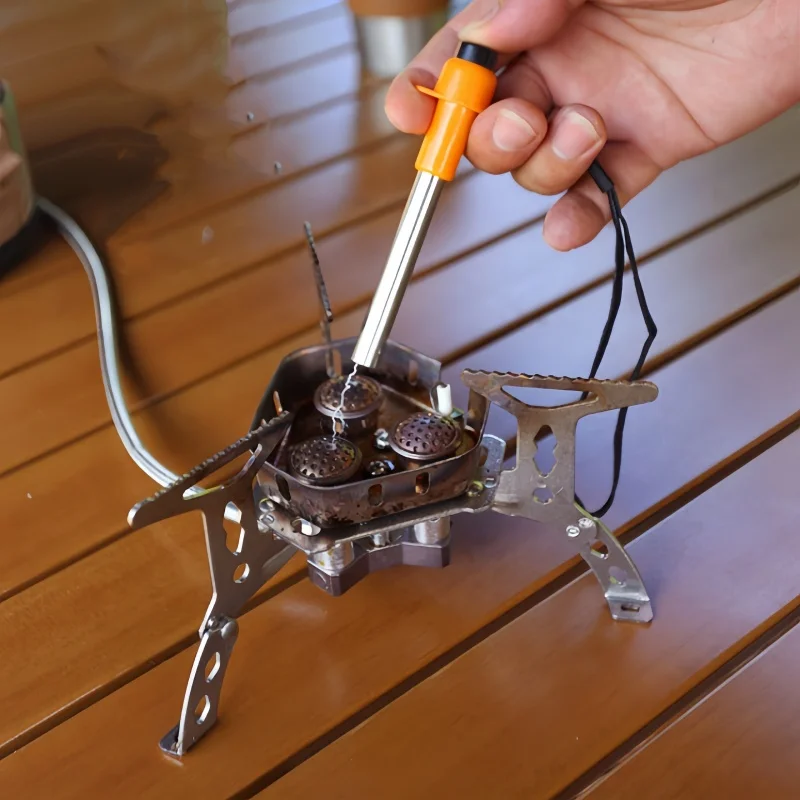 Stove Igniter Outdoor Portable Pulse Igniter Kitchen Camping Stove Ignition Device BBQ Gas Stove Torch Accessories Camping Equipment