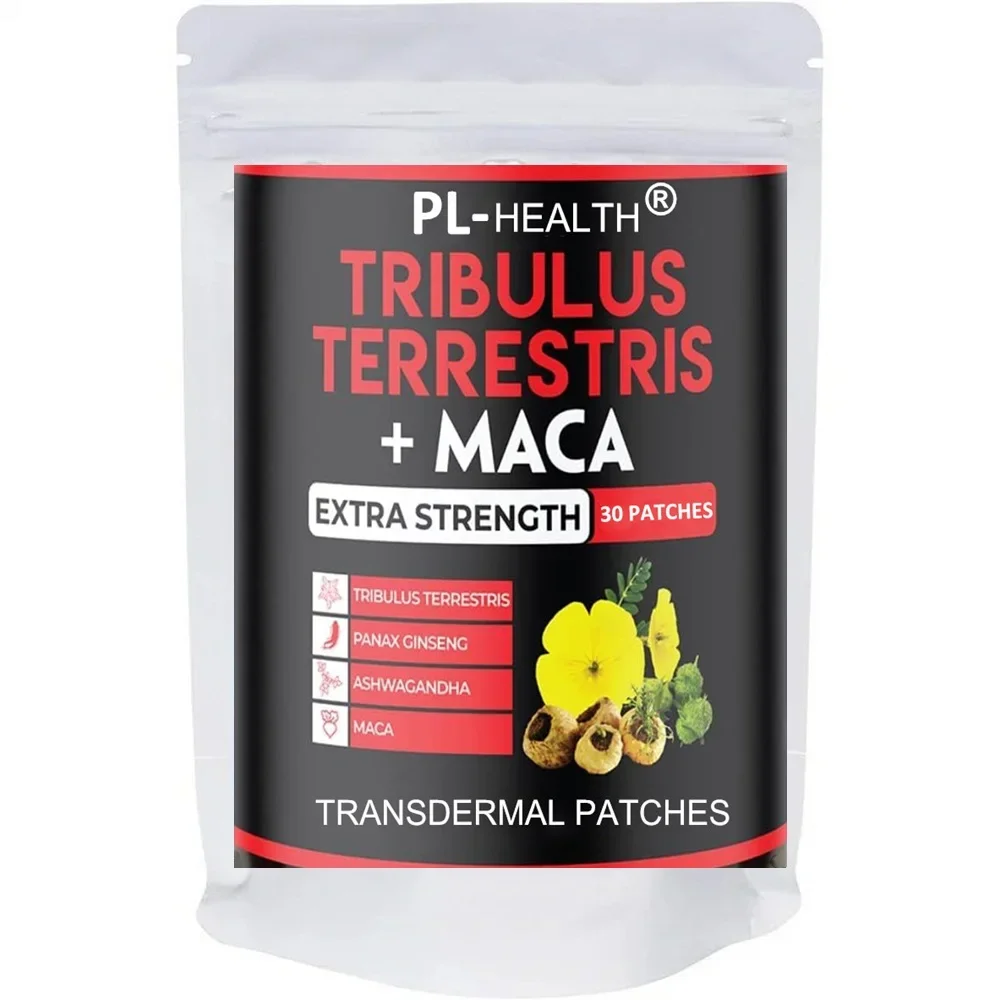 

Tribulus Terrestris Transdermal Patches Combined with Ashwagandha, Panax Ginseng Boost Energy, Mood, Stamina 30 Patches