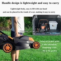Electric Lawn Mower Hand-push Mowing Artifact Weeding Tools Grass Trimmer Lawn Mowing Machine 1