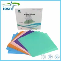 Non Sterile High Quality Dental Dam Natural Rubber Latex Dam Nnti-allergy 52pcs 5“x5” / 36pcs 6″x6″ Oral Care Materials
