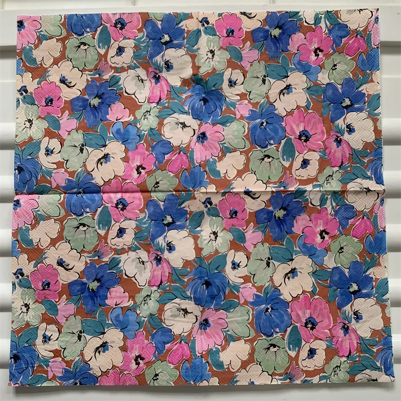 Description Picture 3 of itemDecoupage table paper napkins elegant tissue vintage towel flower butterfly stamp birthday wedding party home beautiful decor 20