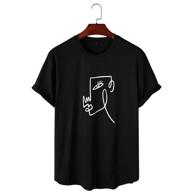 OSCN7 Graphics Print Men's T-Shirts 2022 Funny Short Sleeve Tshirts Summer Casual Fashion Women Top Tee Streetwear S234 Dark Grey