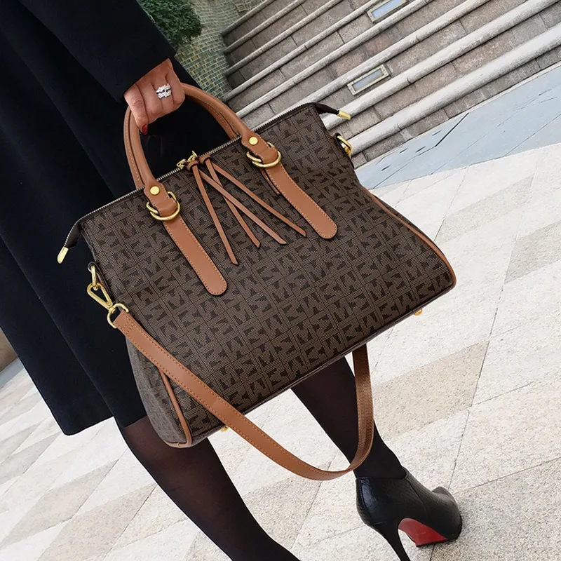 

Новая контрастная цветная женская сумка с изображением старых цветов, сумка через плечо, вместительная модная дамская сумочка через плечо