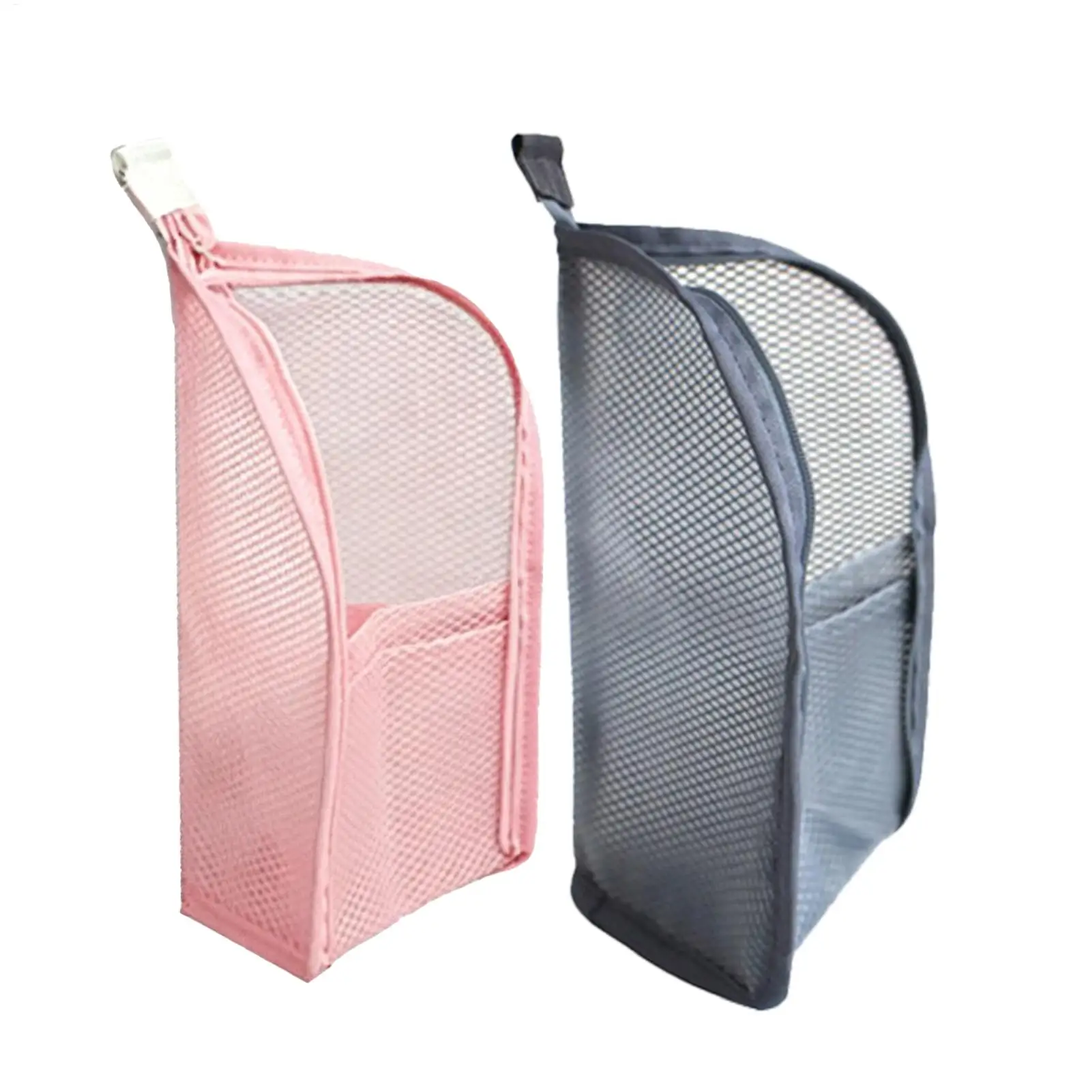 Waterproof Mesh Travel Toiletry Bag for Women - Compact and Versatile Cosmetic Organizer