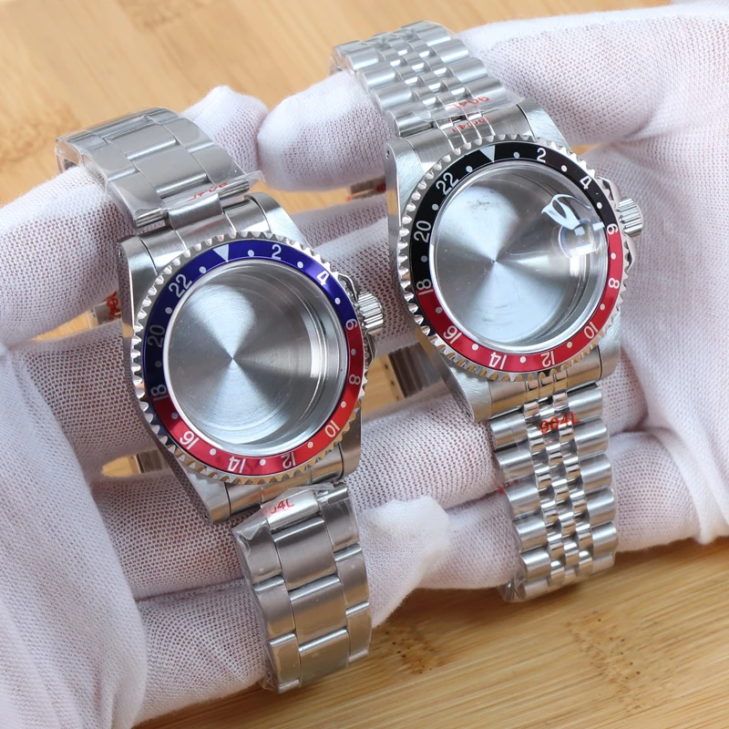Vintage 39.5mm Sapphire Glass Watch Case