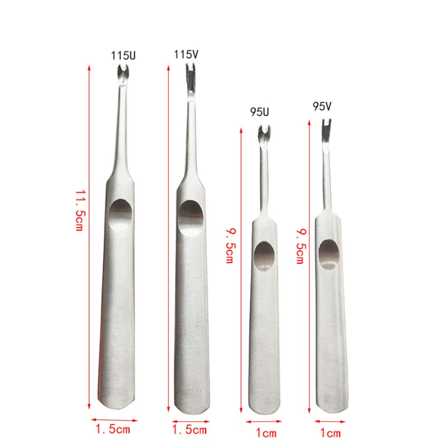 U Shape Trimmer Leather Art Trencher Edge Cutter Knife Thinning Silver Stainless Steel Non-slip Carving Leather Tools leather tool cutting knife carving tool leather cutting tools