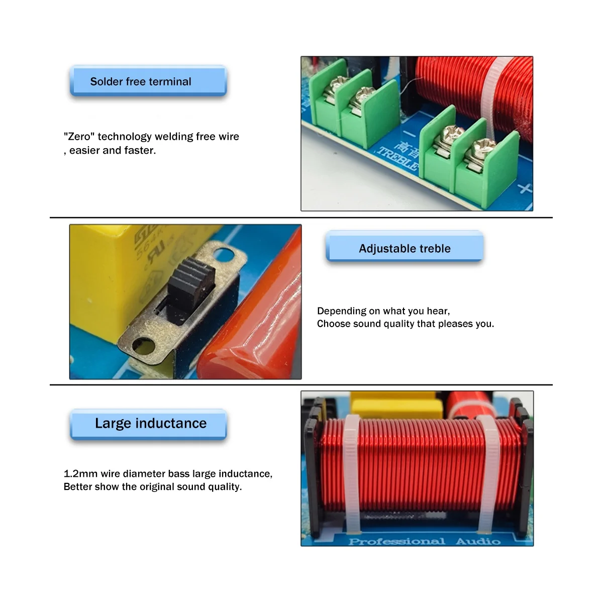 

PA-2A 450W 2 Way Audio разделитель динамиков, делитель частоты высоких басов, профессиональный сценический кронштейн для динамика