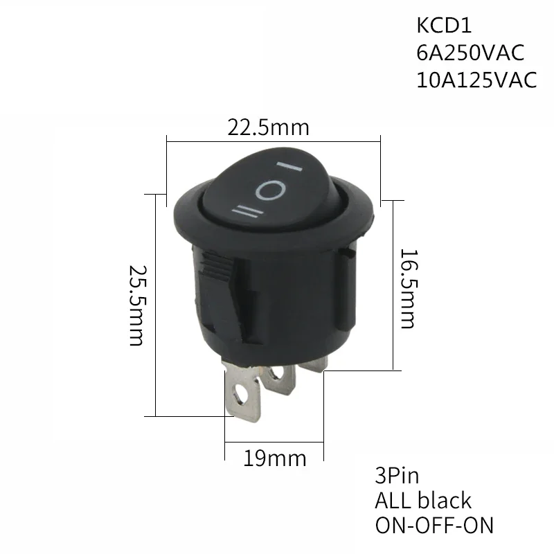 ตัวเลือกสินค้า สวิตช์ไฟ LED ปุ่มกด 2 ปุ่ม สำหรับรถยนต์ 12V/24V