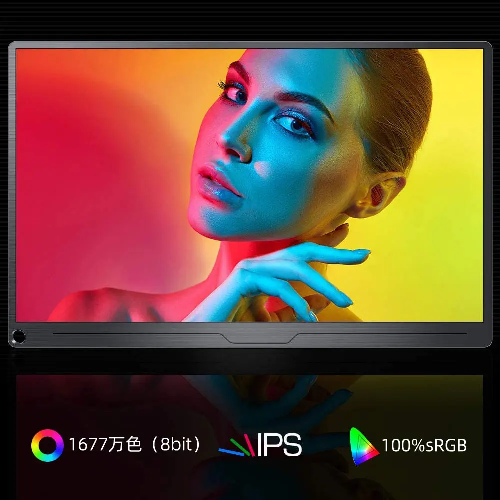 Mac Xbox PS 5 4 PC ޴ , 15.6 ġ 4KTouch Ʈ , HDR FreeSync 100% SRGB ǻ ̹ ÷, 3840X2160