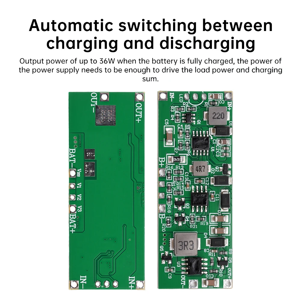 DC 12V 36W 3A Fast Charge Uninterruptible Power Supply 3S 18650 Lithium Battery Charger Module UPS Module Automatic Switching dc power supply uninterruptible power supply portable ups mini ups