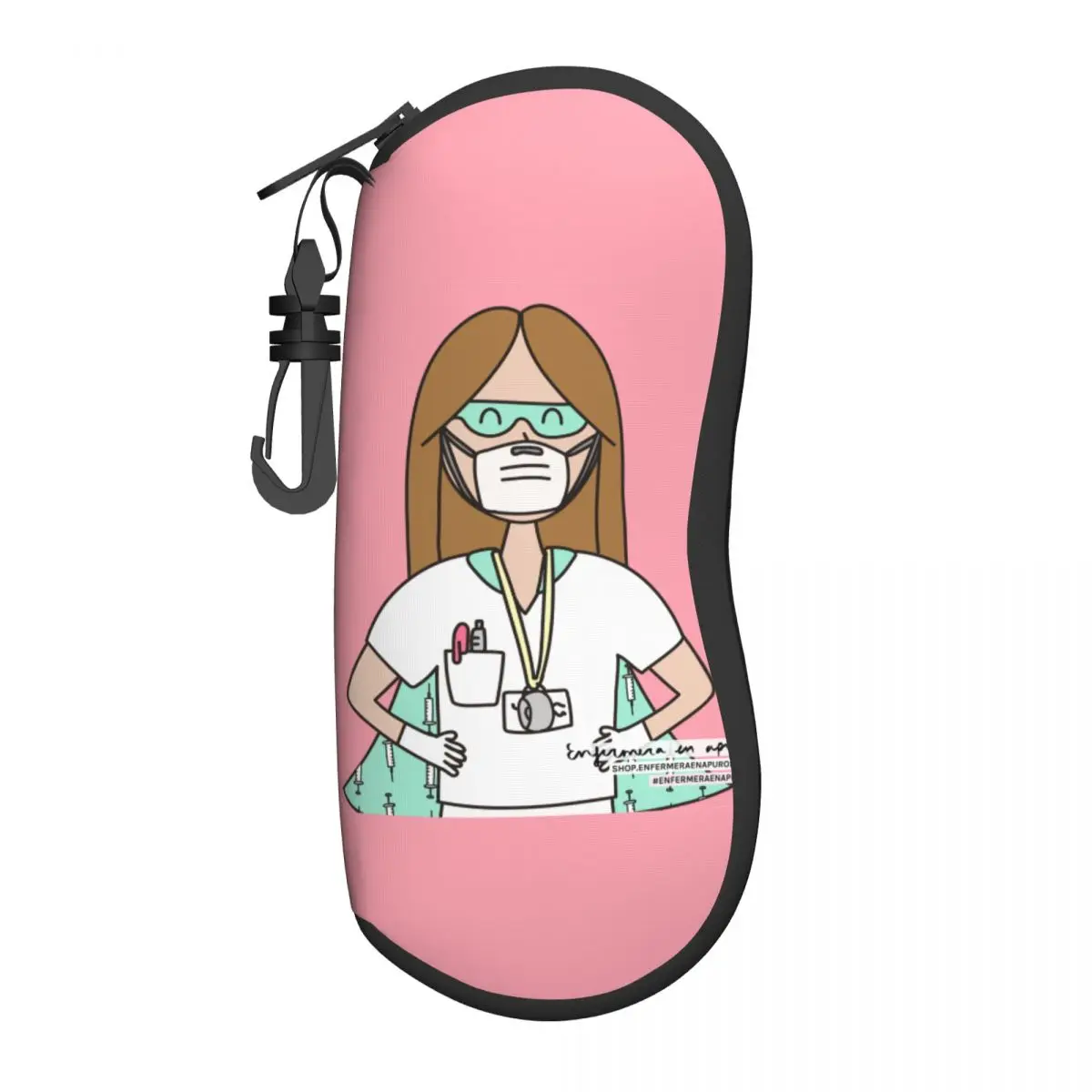 

Glasses Case Unisex Portable Enfermera En Apuros Doctor Nurse Medical Medicine Health Eyeglasses Protector Eyewear Container