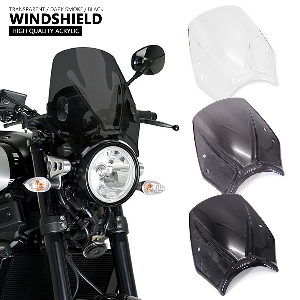 Nuovo 2016-Parabrezza Anteriore Parabrezza Schermo Parabrezza Protezione Deflettore Per Yamaha Xsr 700 Xsr 900 Xsr700 Xsr900