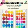 Marie's Watercolor Paint Set in 12/16/28/36 Colors with a Paint Brush for Painting,Writing for Adults, Artists, Students 4