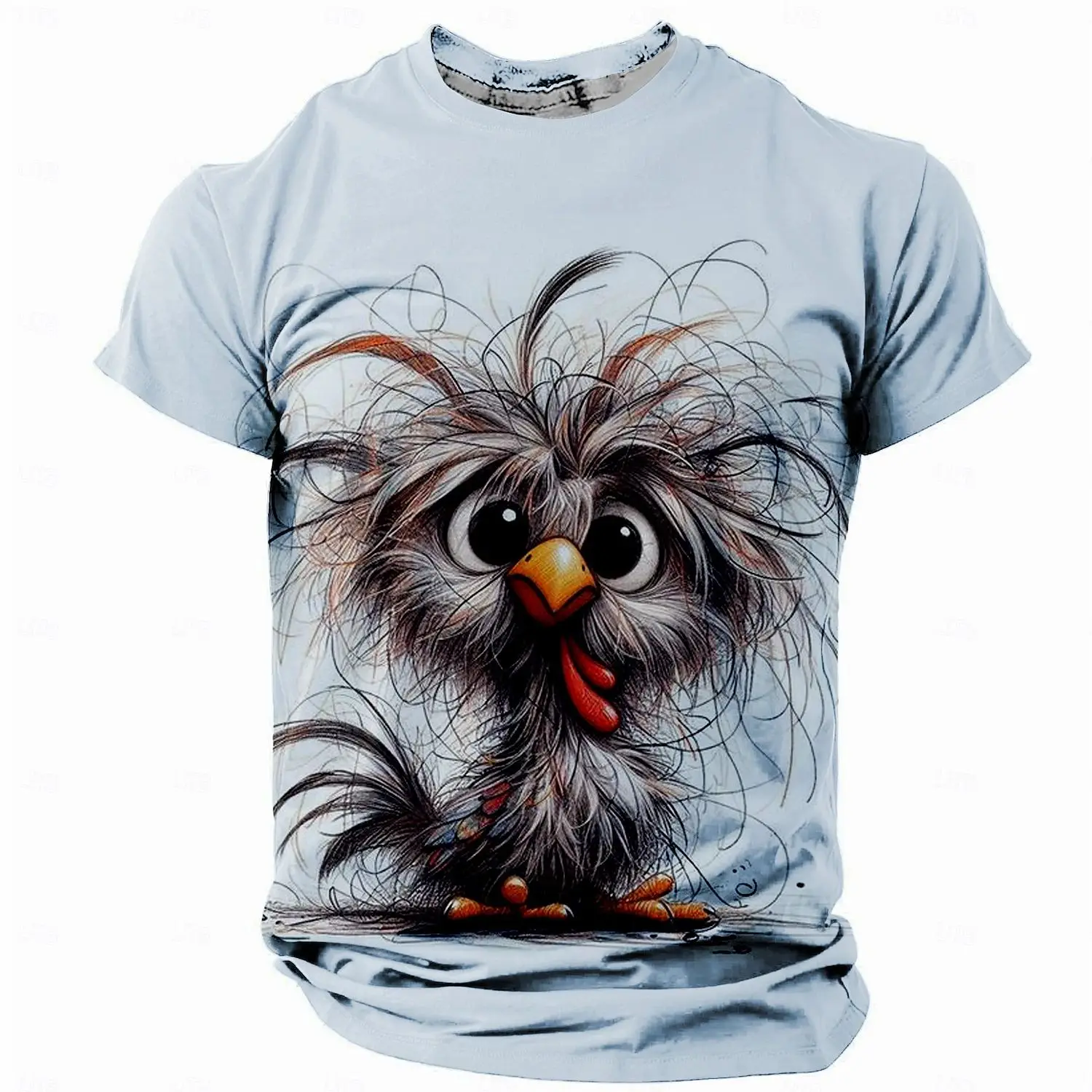 Spaß Tier Huhn 3D Druck Sport Schnell trocknend Atmungsaktive Männer T-shirt Outdoor Straße Casual Nette Eltern-kind-Kurzarm sommer – Detail 18