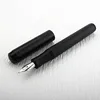 Premium Business Office Mini Short Black Fountain Pen Extra Fine 0.38mm Nib Writing Luxury Pen 3