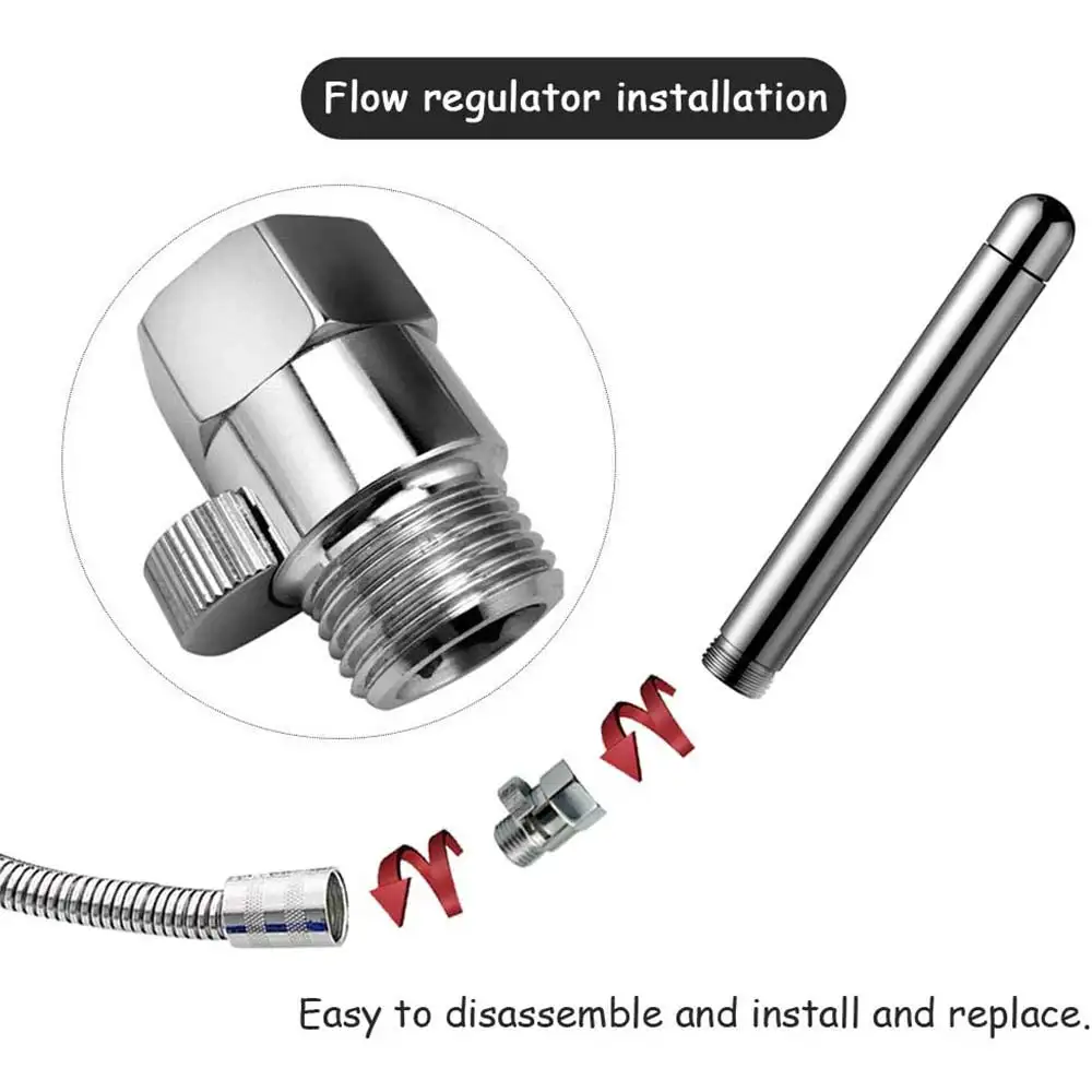 Hygienic Shower Bidet For Bathroom Enema Water Nozzle With 3 Style Head Anal Ingredients Douche Vaginal Clean Kit Cleaner Tool 5