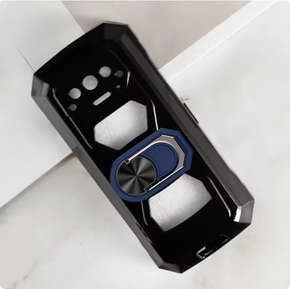 Enhanced Soft TPU Silicone Phone Case with Finger Ring Bracket