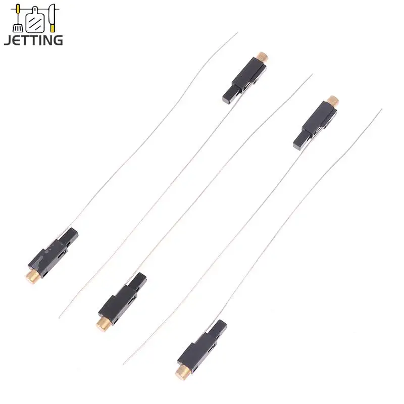 30x5.5x8mm Piezoelectric Fire Wire Copper Cap Electronic Igniter For Spray Gun Lighter Stove Accessories Cooker Supplies 5Pcs Gas Stove Igniter