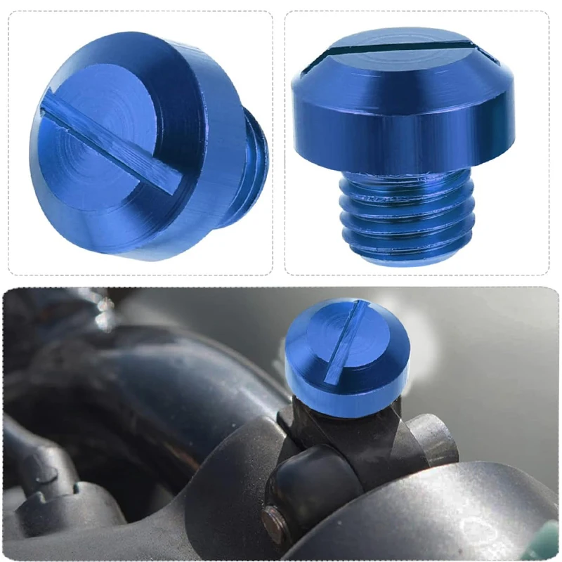 Per Super Soco Cux 2019-2023 4 Pezzi Alluminio Blu M8 * 1.25 Motorycle Mirror Hole Blanking Plug Cover Cap Per Streetfighter V4 2020