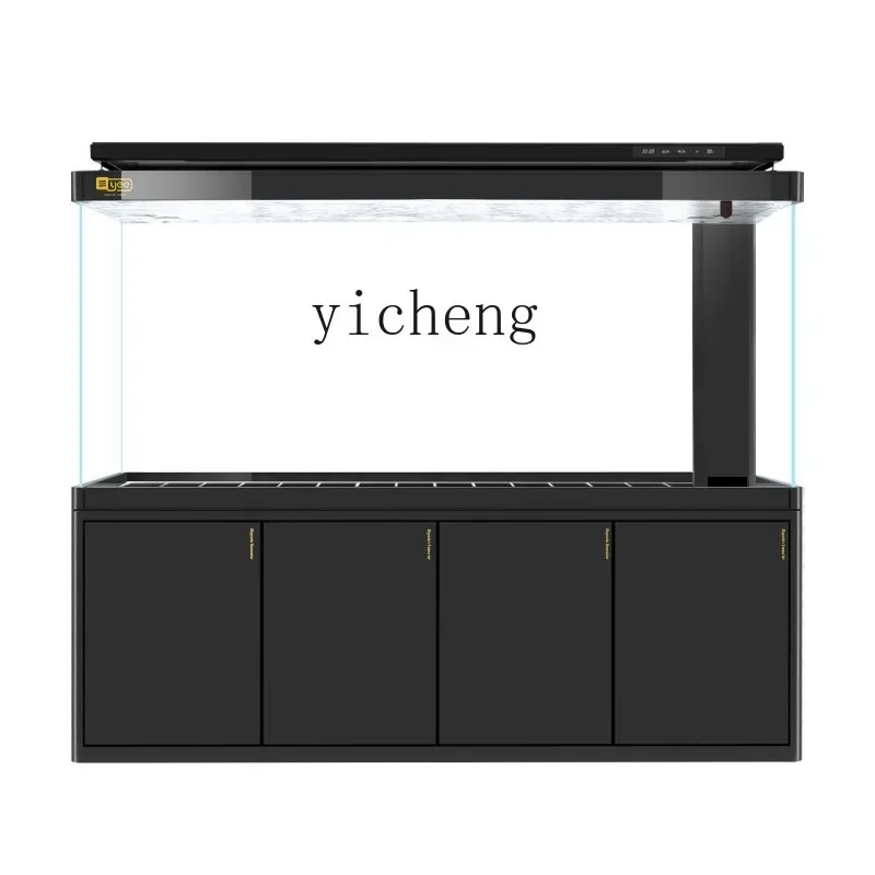 

YY Fish Tank Widened Arowana Large Aquarium Bottom Filter Glass Fish Tank