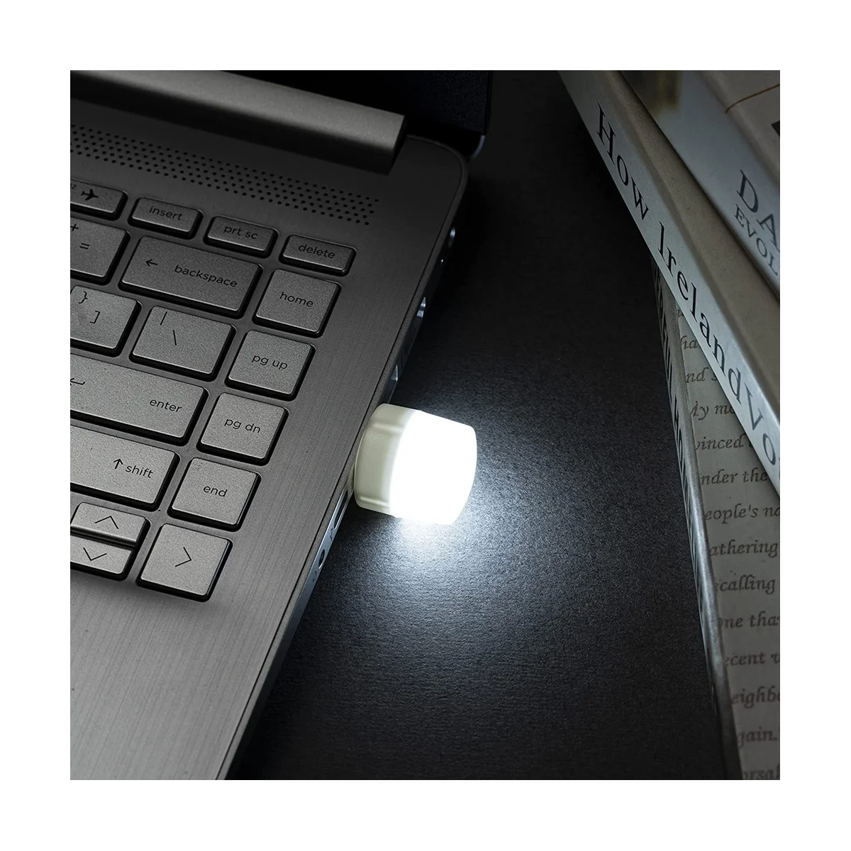 

100Pcs USB Plug Lamp Mini LED Night Light Power Bank Charging Book Lights Small Round Reading Eye Protection Warm Lamp