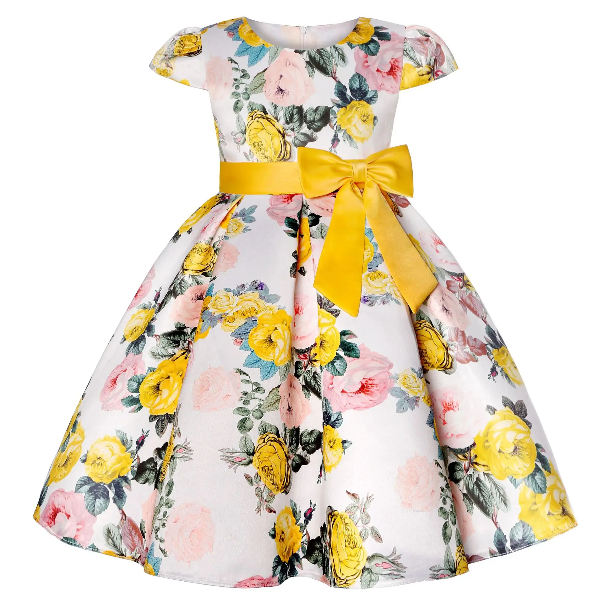 Vestidos de Fiesta de princesa para nias, ropa para nios, flores, elegante,  informal, navidad, cumpleaos, boda, vestido para nias, nuevo | Bodega  Aurrera en lnea