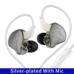 Premium In - ear Wired Earphones with HIFI Bass and 3D Stereo Sound (Silver Plated Mic)