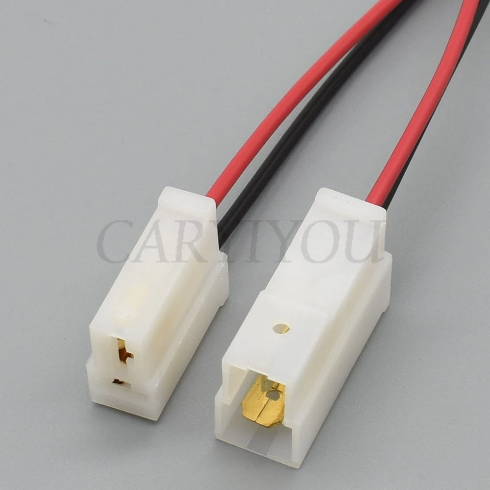 1 Set 2Pin 6.3mm Automobile Harness Plug Connector 161971989