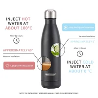 Watersy 500ML/17oz Stainless Steel Cola Bottle Sports Kettle Keep Cold Thermal Cups Vacuum Travel Tumbler Mug Bike Bottle 5