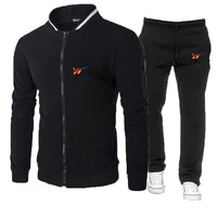 2023 Men WTF World Taekwondo Federation Print New Autumn Hoodie Tracksuit Hooded Sweatshirt+Panting Pullover Sportswear Suit 1