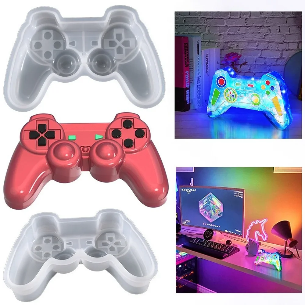 Stampi In Silicone Per Cioccolato A Forma Di Controller Di Gioco – 2 Pezzi (Grande E Piccolo), Per Torte E Decorazioni Fai-da-Te A Tema Gaming - 4