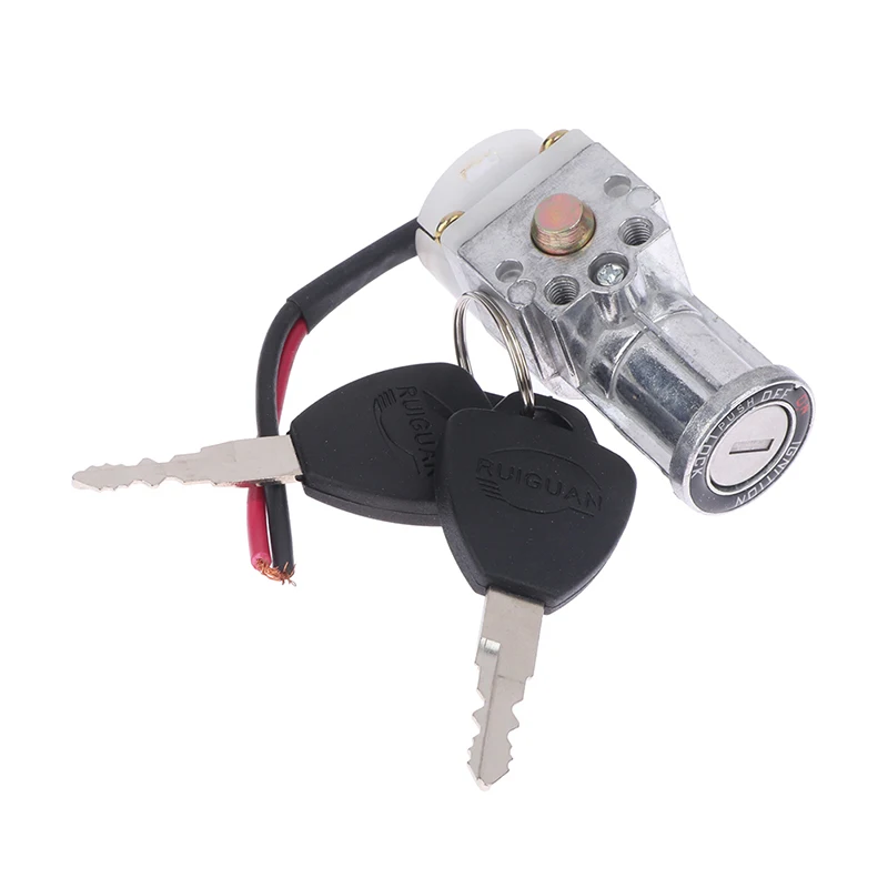 Electric Bicycle Key Switch Bigger Head Type On/Off Heavy Load E-bike Li-ion Battery Casing Lock