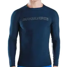 M 6XL UV korum Lycr Rshgurd erkekler uzun kollu myo yüzmek döküntü bekçi hızlı kuru sörf sürüş T Shirt yüzme 6XL|Rsh Gurd|  