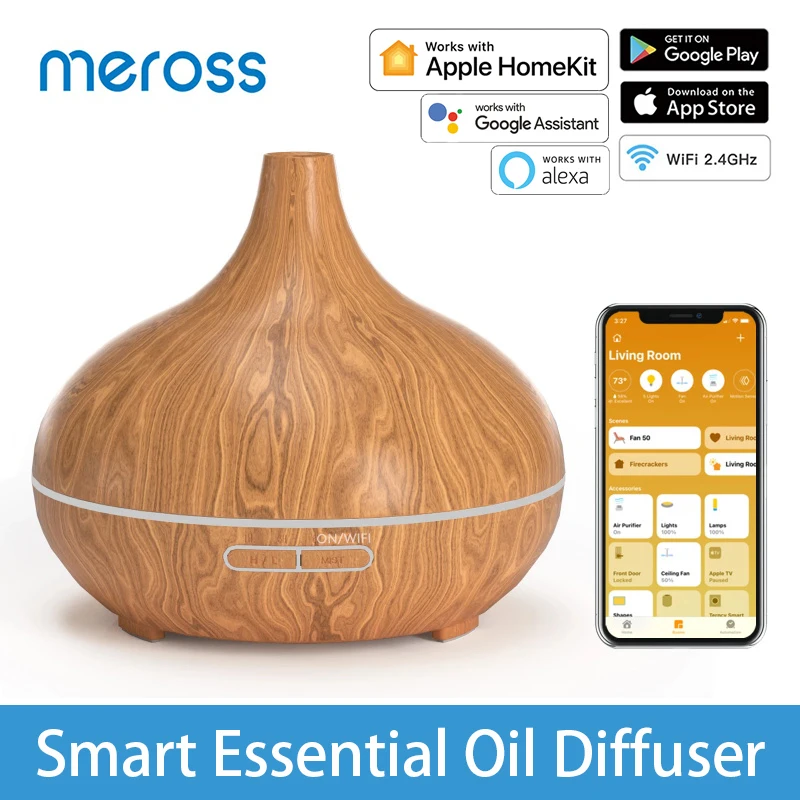 Homekit Essential Oil Diffuser Wifi Essential Oil Diffuse Apple