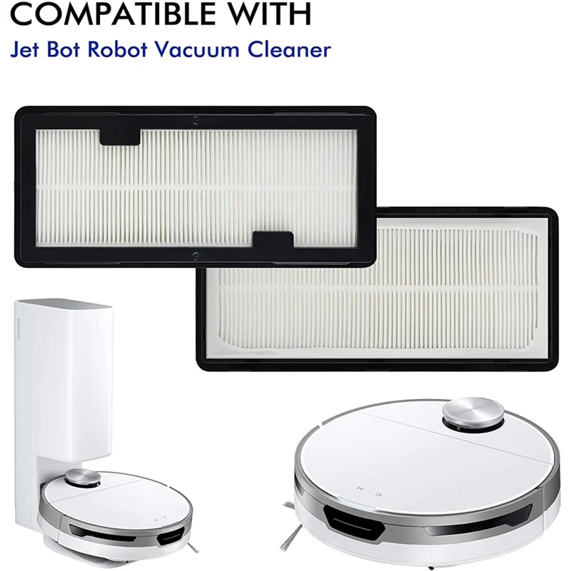 2Pcs Washable Replacement Hepa Filters for SAMSUNG Jet Bot AI+ and Jet Bot+ Vacuum Cleaners,Fit for VR30T85513W/AA Robot