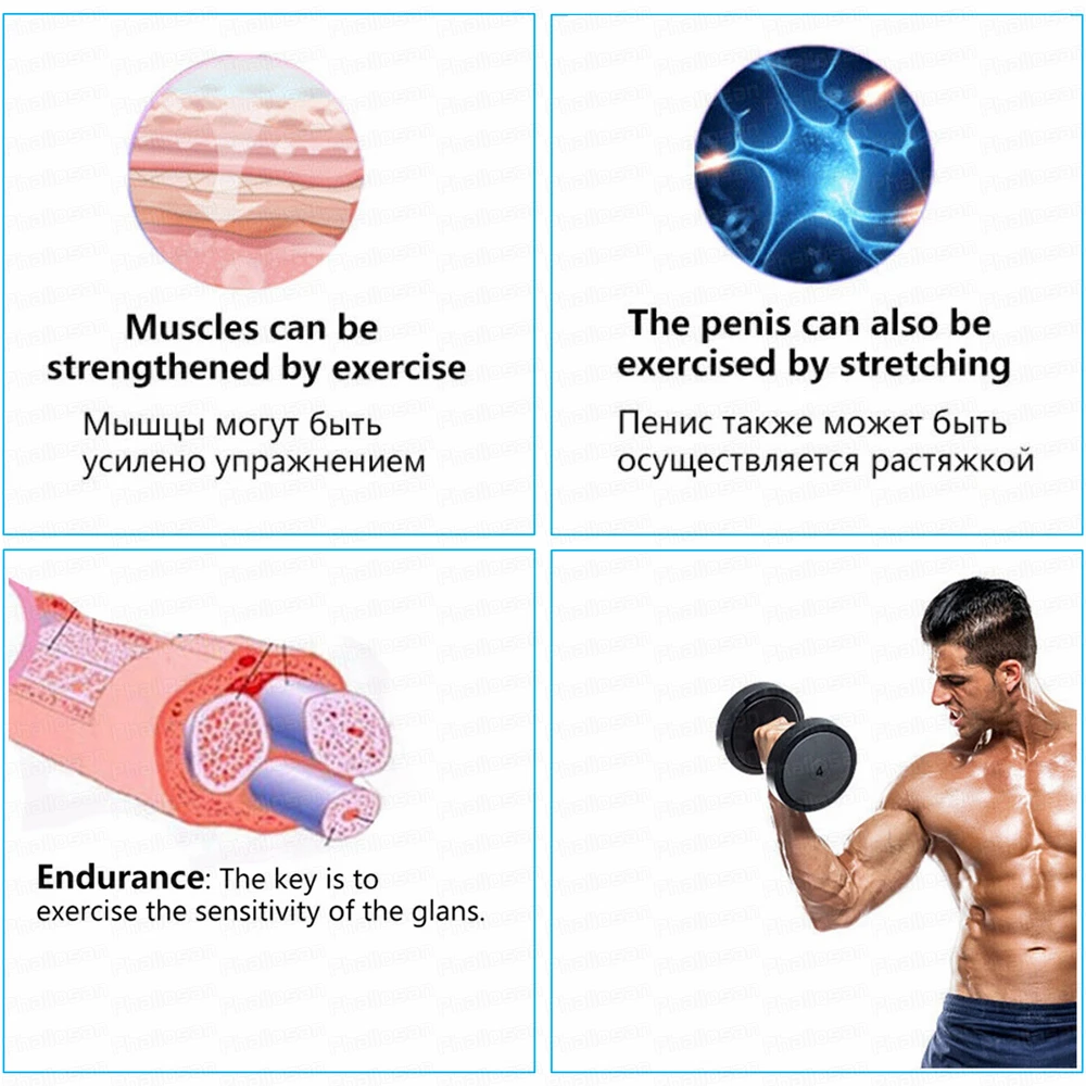 4th Male Penis Penis Extender Enlargement Edge Strap Dick Enlargers Manual Pump Male Stretcher Dildo Sex Toy Masturb for Men 18+
