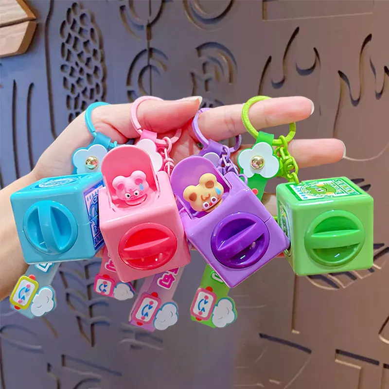 CreativeFunnySmallAnimalEggTwisterKeychainPendantCartoonCute