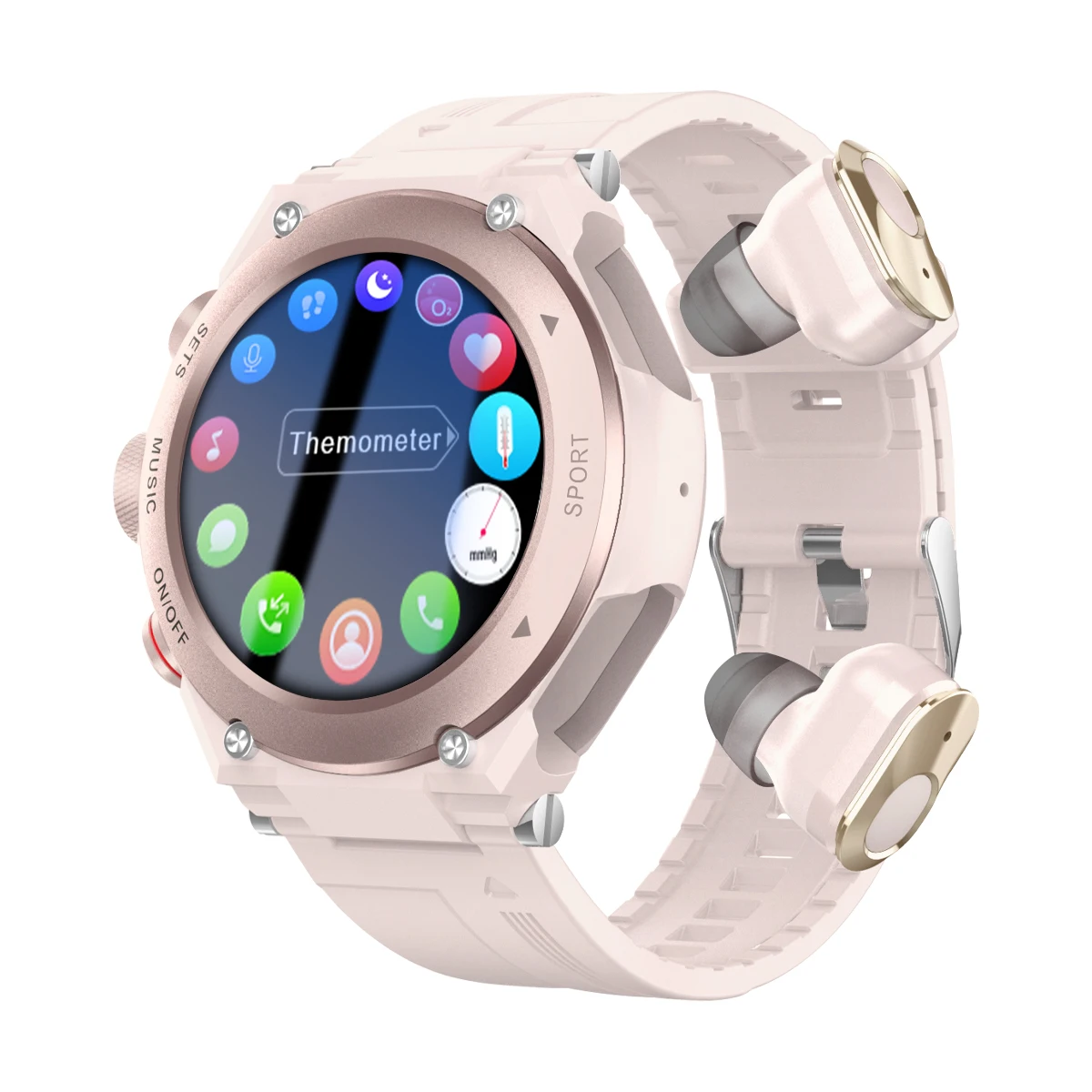 

2023 T92 Pro Smart Watch With Earbuds Bluetooth Headset Smartwatch With Speaker Tracker Music Heart Rate Monitor Man Watch New