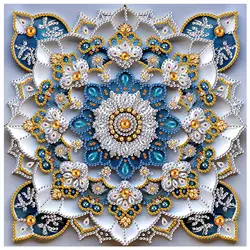Floral Delight: DIY Diamond Art Painting Kit - Special Shape Design for Home Decoration and Gift (Pattern flower)