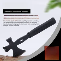 Outdoor survival camping forging and striking multifunctional axe woodworking axe of high quality 2