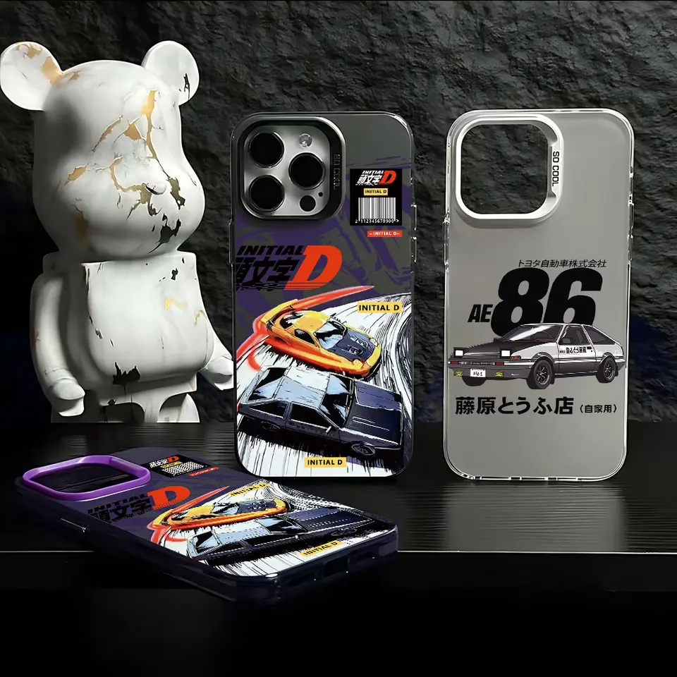 アニメ頭文字 D AE86 電話ケース iphone 16 15 14 13 12 11 プロ
