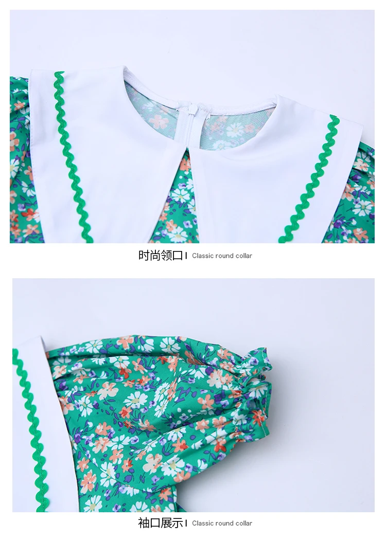 Girls Dress Summer Short Sleeve Floral Princess Cute Long For 9 10 11 12 13 Years Old
