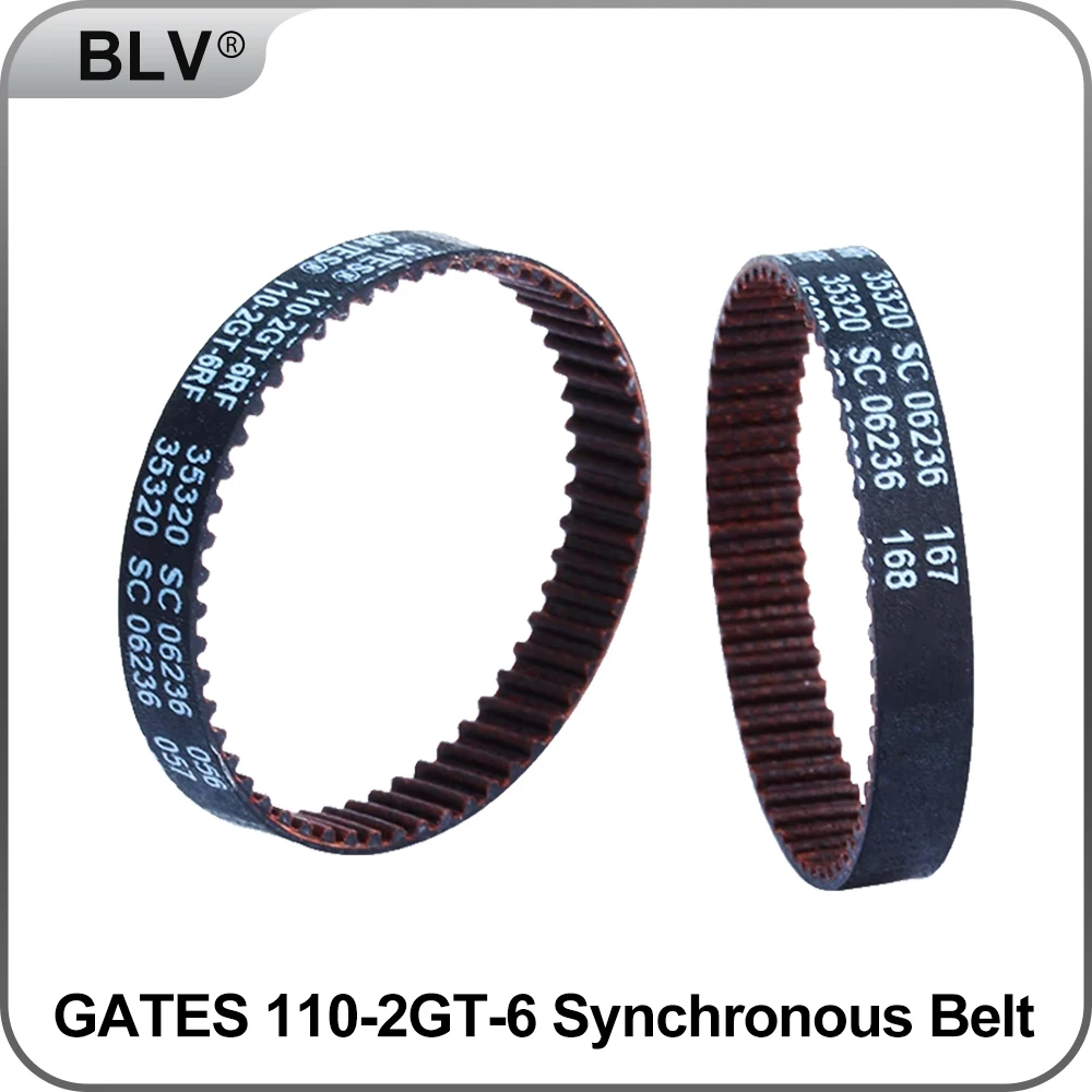 

BLV® GATES 110-2GT-6RP Synchronous Belt wear resistance High Quality 3D printer part